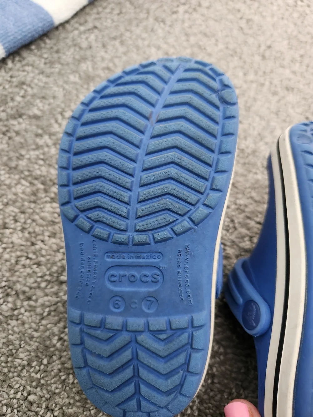 Crocs Kids Classic Clog - Blue Size 6/7
